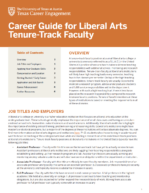 Liberal Arts Tenure-Track Faculty