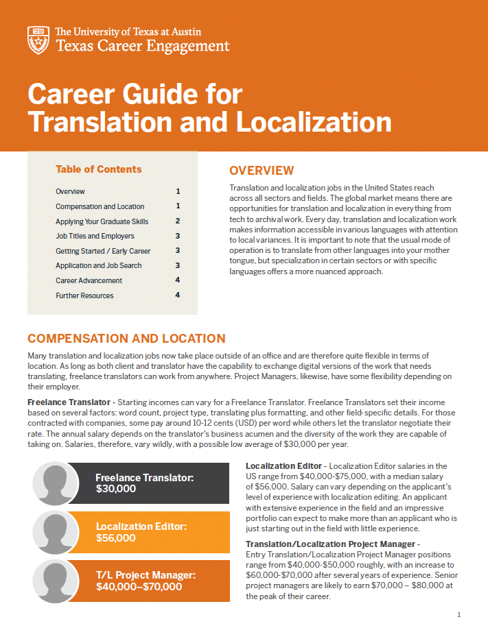 Career Transition Guides - Texas Career Engagement