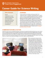 Career Guide for Science Writing